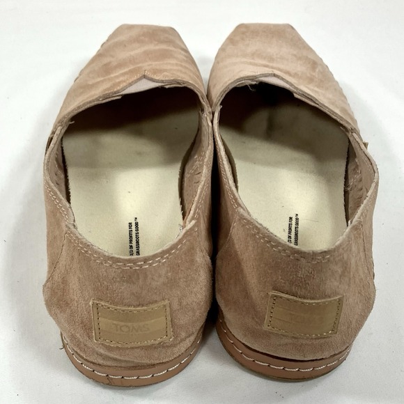 Toms Women's Blush Suede Espadrille Flats Moccasin Loafers, Size 9.5 W - Picture 4 of 9